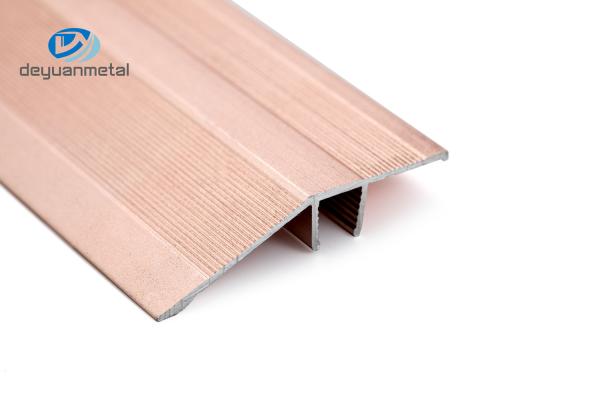 Quality ODM Aluminium Floor Edge Trim Alloy Floor Fluted Ramp Reducer Metal Corner Protector for sale