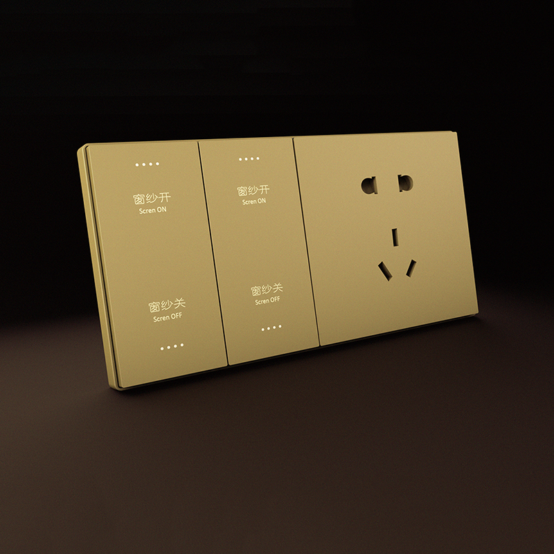 Black Wifi Connected Light Switch 220V Smart Switch For Led Lights