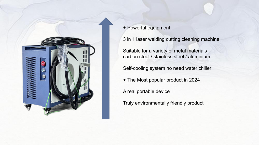 Mini Portable Handheld Laser Welding Machine for Stainless Steel Carbon Steel Aluminum 4in1 2000W 1500W MAX Air Cooling