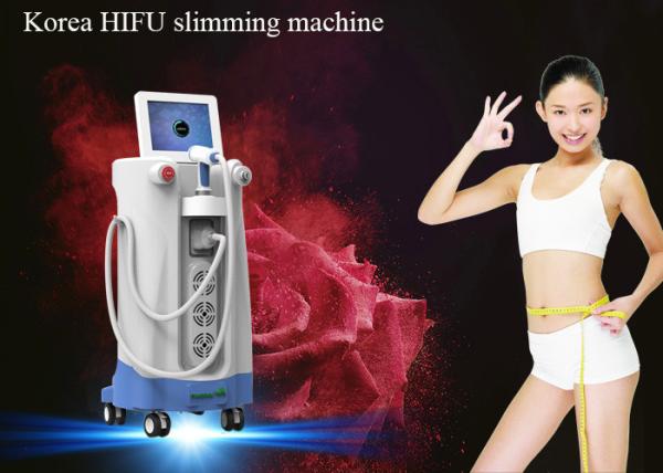 250khz korea hifu beauty machine / 500W Body Sculpture Equipment HIFU For Female