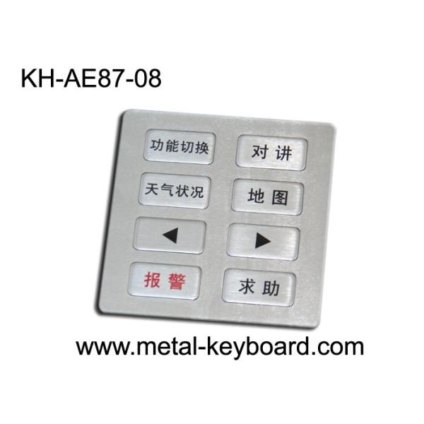  USB connection 8 Buttons keypad numeric customization layout vandal resistant Manufactures