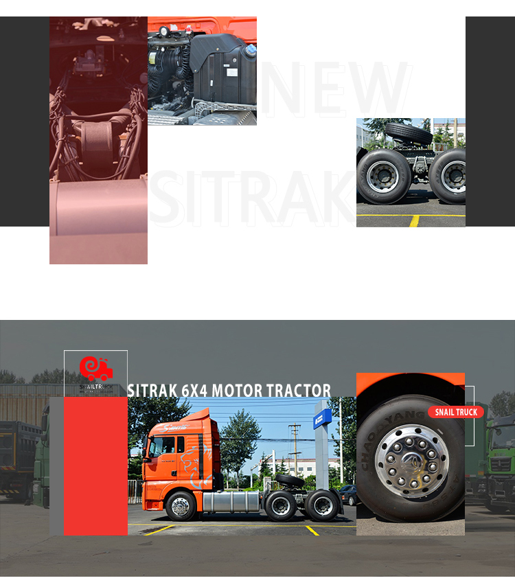 2023 Most Popular Used SITRAK C7H G7 4x2 Tractor Truck with Left Steering and Sinotruk Engine