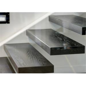 Metal Floating Stairs , Modern Floating Stairs Single Invisible Stringer