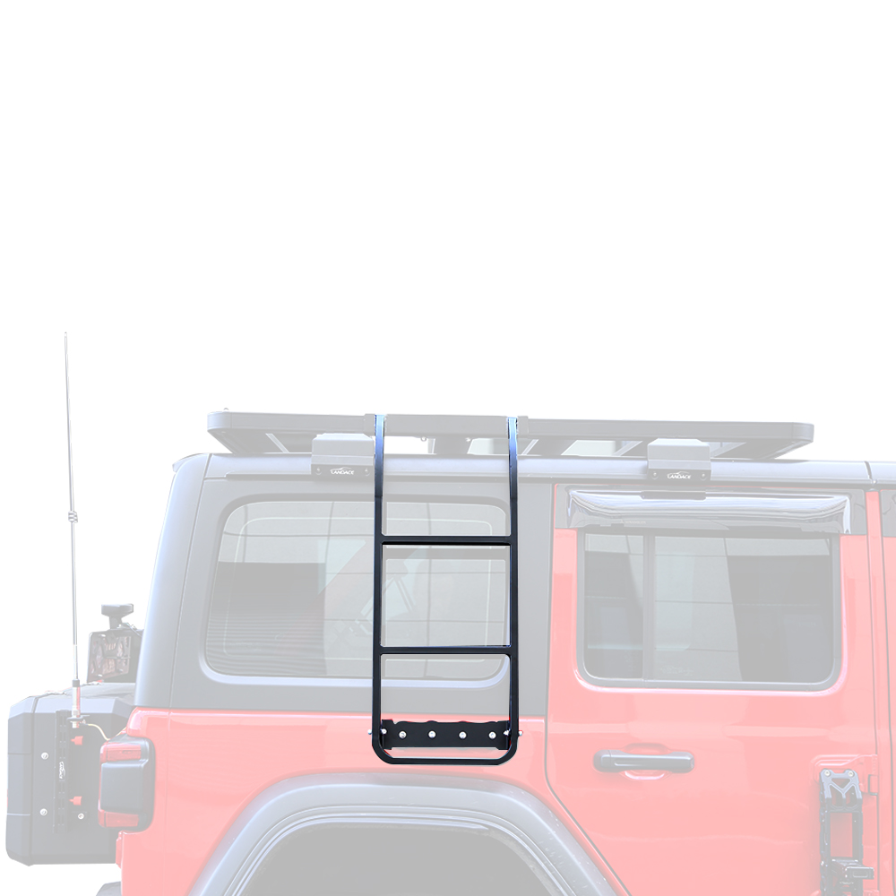 Side Ladder Retrofit Kit for Jeep Wrangler JL JK Easy Installation and Roof Placement