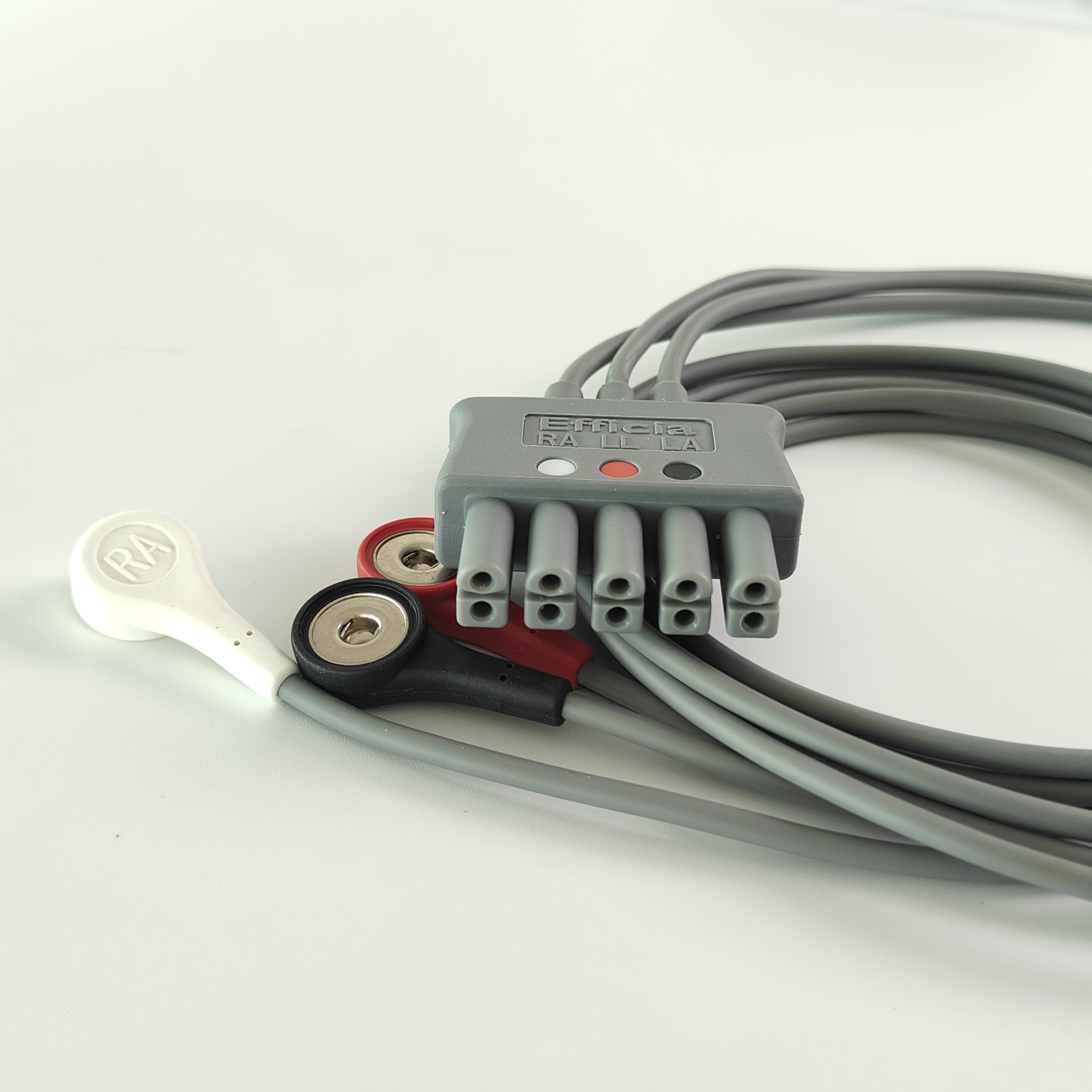 Philip Grey Original 3-Lead Button Branch 1M US Standard RA White, LL Red, LA Black Middle Joint Double Row 989803160671