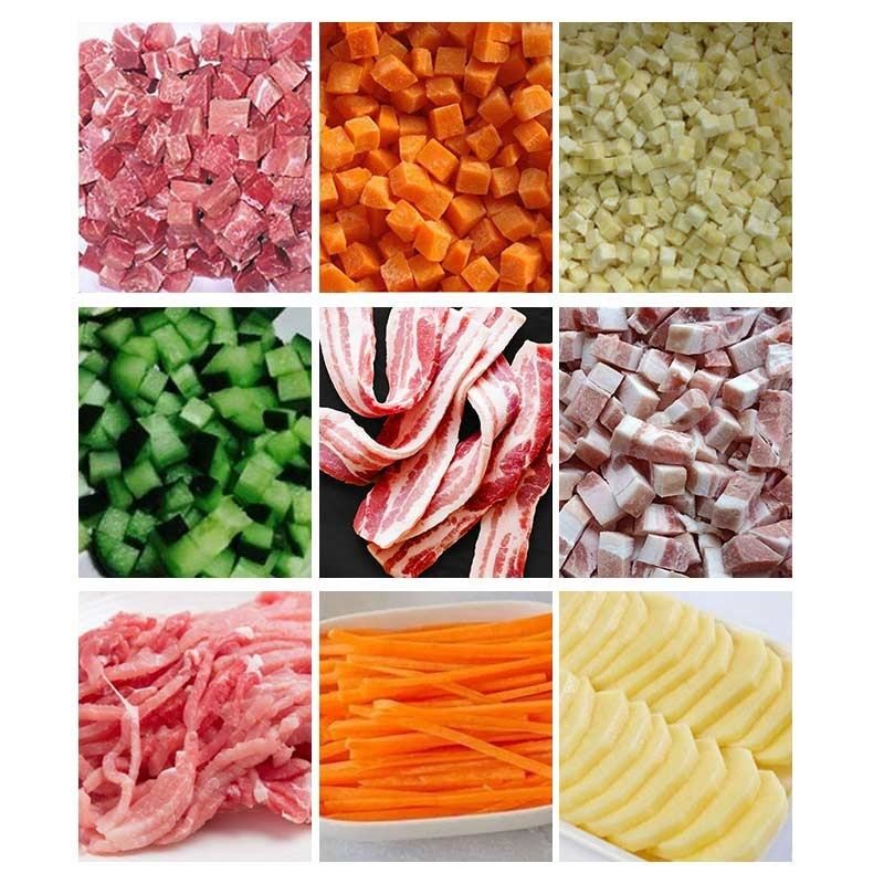 Commercial automatic stainless steel meat product fresh meat frozen meat slicing machine