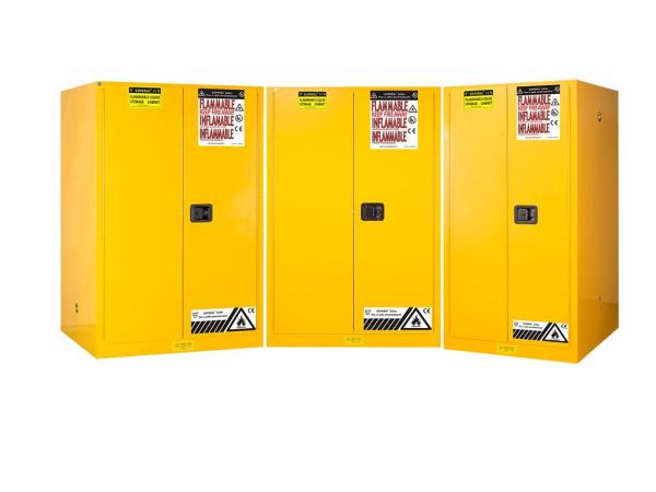 Fire Proof Chemical Flammable Liquids Storage Cabinets Powder Coated For USA.