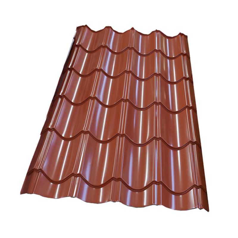 Metal Building Materials Prepainted Galvanized Steel Tile 1219mm Width G550 Zinc Coating Corrugated Color Steel Roofing Sheet