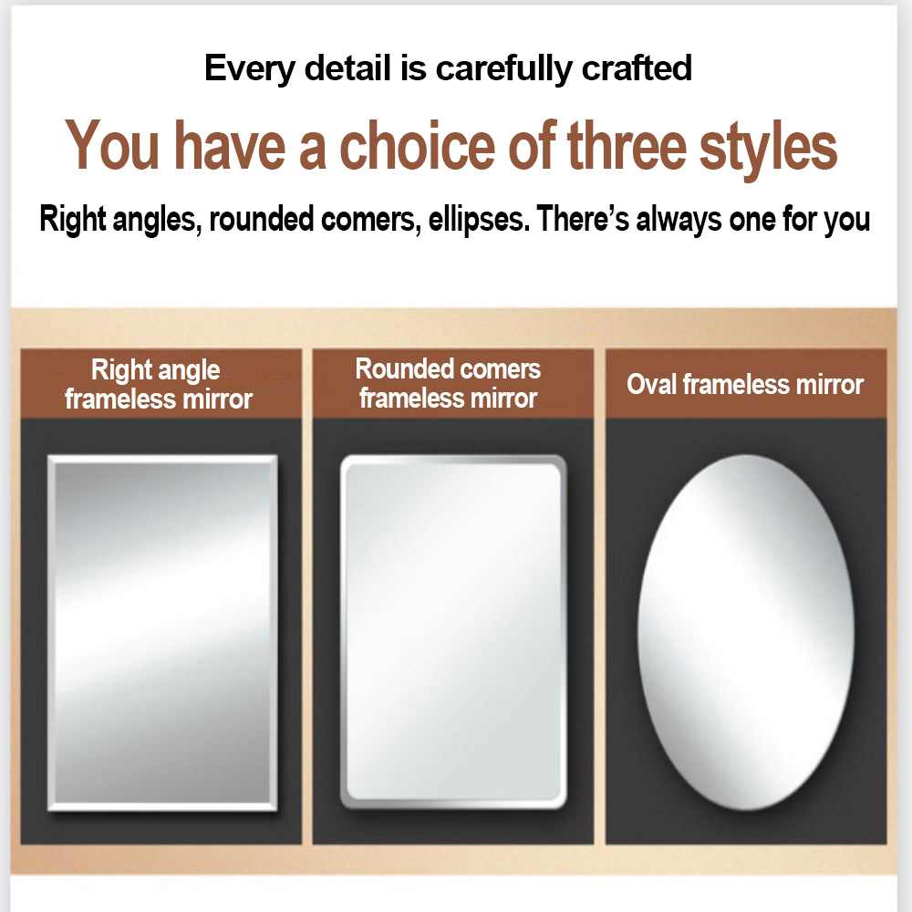 Stylish Bedroom Decoration Full Length Mirror with Float Glass and Bevel Edge