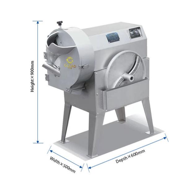 Capacity Commercial Cooking Equipment 1000KG/H Stainless Steel Vegetable Cutter