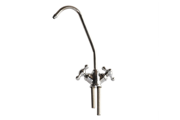 Ro Water Purifier Accessories Double Tube Gooseneck Faucet With Roate Switch