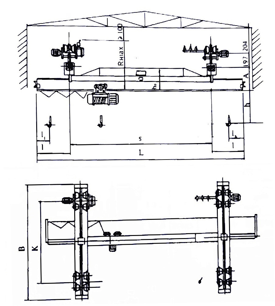 China's high-quality and low-cost explosion-proof hanging electric single beam crane, hanging crane supplier, 5T single