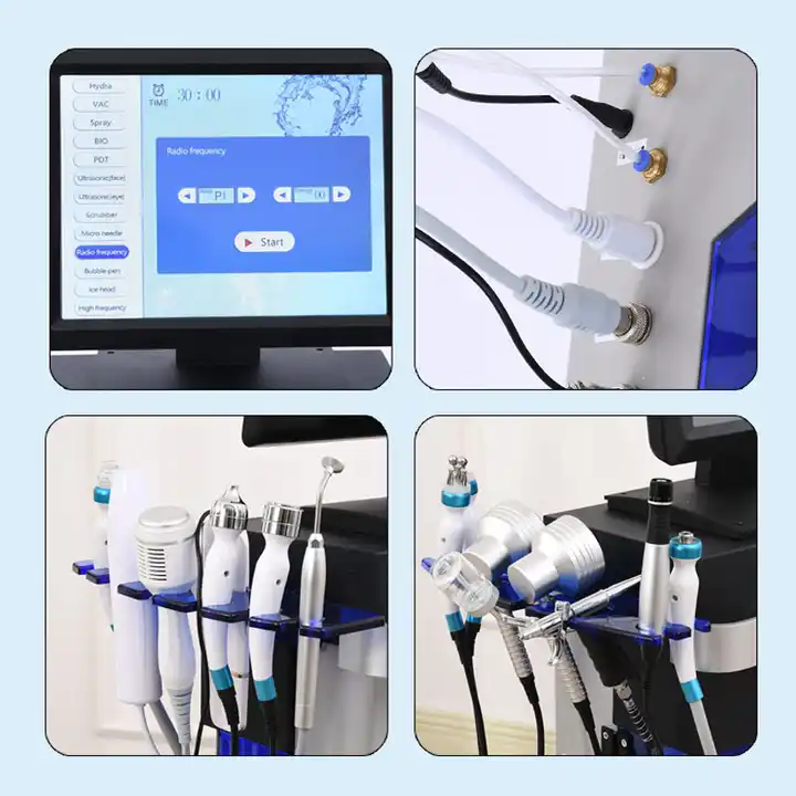 Skin Care Hydra Facial Machine 240V Diamond Skin Microdermabrasion Machine 250 VA