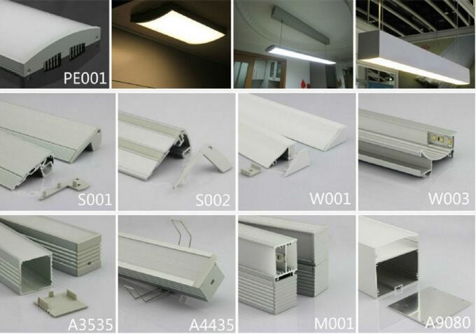 Corner LED aluminum extrusion profile 1/2/3 meter length U type Corner aluminum led profile made from shenzhen
