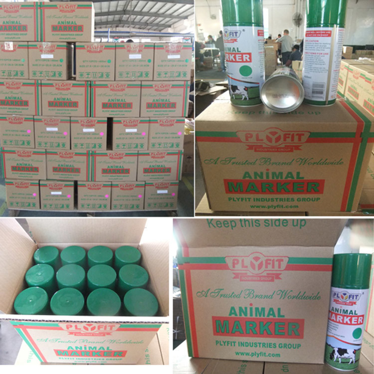500ml Plyfit Sheep Marking Paint Eco Friendly Color Tail Animal Marking Spray Paint