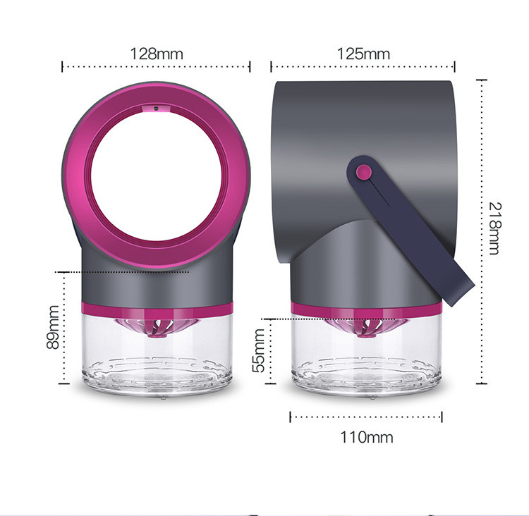 USB LED 360 degree pest control equipment trap 5W ABS house hanging fly and mosquito killer