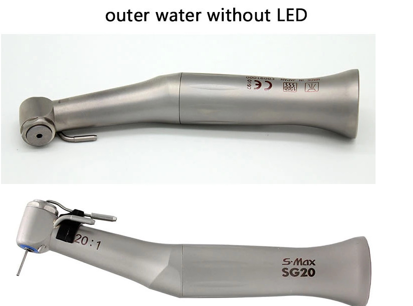S-Max SG20 20:1 Reduction Contra Angle Dental Implant Low Speed Handpiece