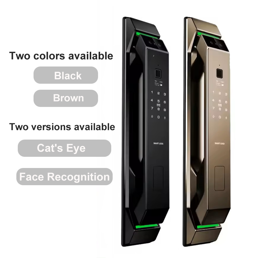 Glomarket 3d Face Recognition Fingerprint Tuya Wifi Digital Smart Lock