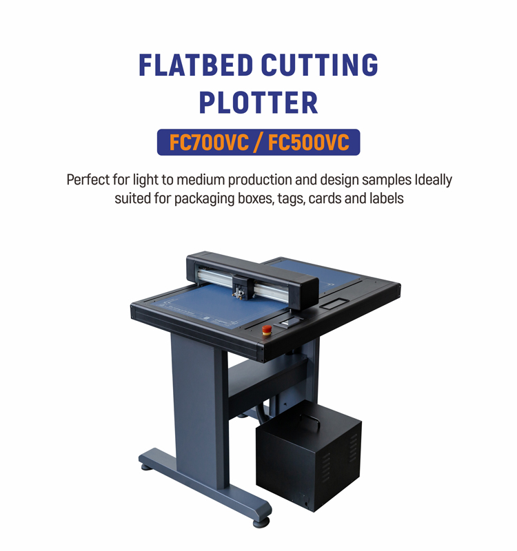 High Speed and Precision VICUT FC-500VC Electric Driven Flatbed Die Cutting Machine