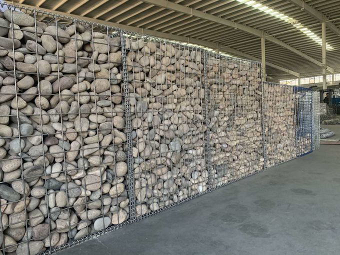 6mm Galfan Zinc 95% Al 5% Gabion Cage Retaining Wall