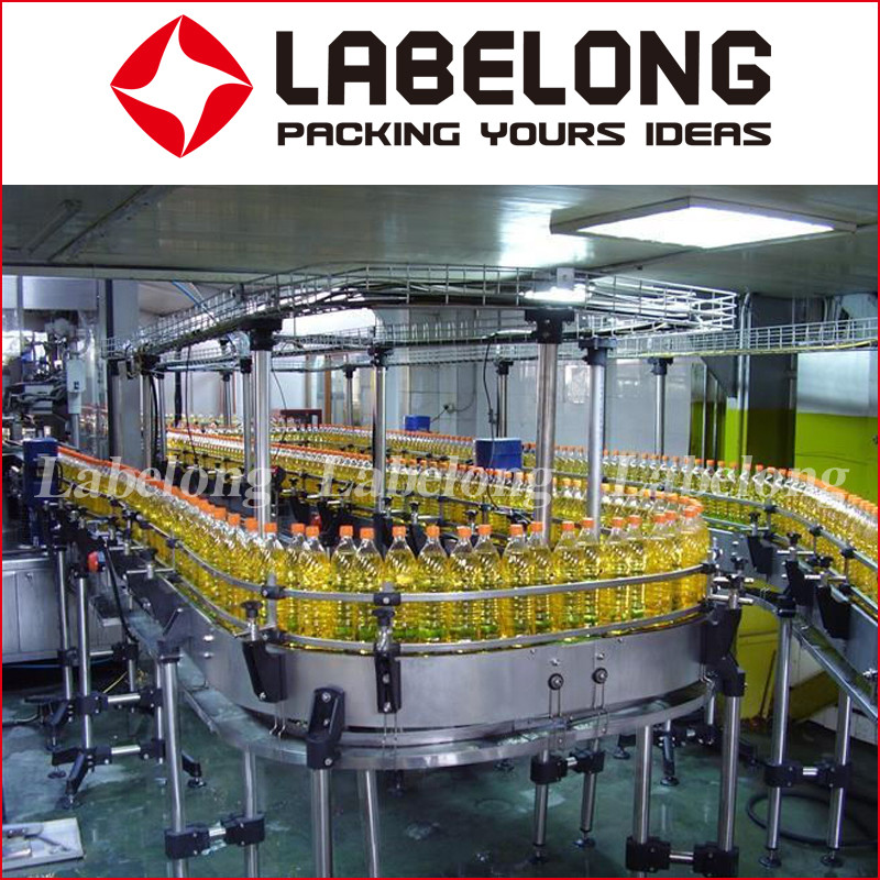 PET Plastic Bottle Filling Capping Labeling Machine For Sunflower Vegetable Palm Cooking Oil