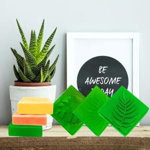 Custom Pattern Reusable Soap Molds Handmade Silicone Square Baking Mold