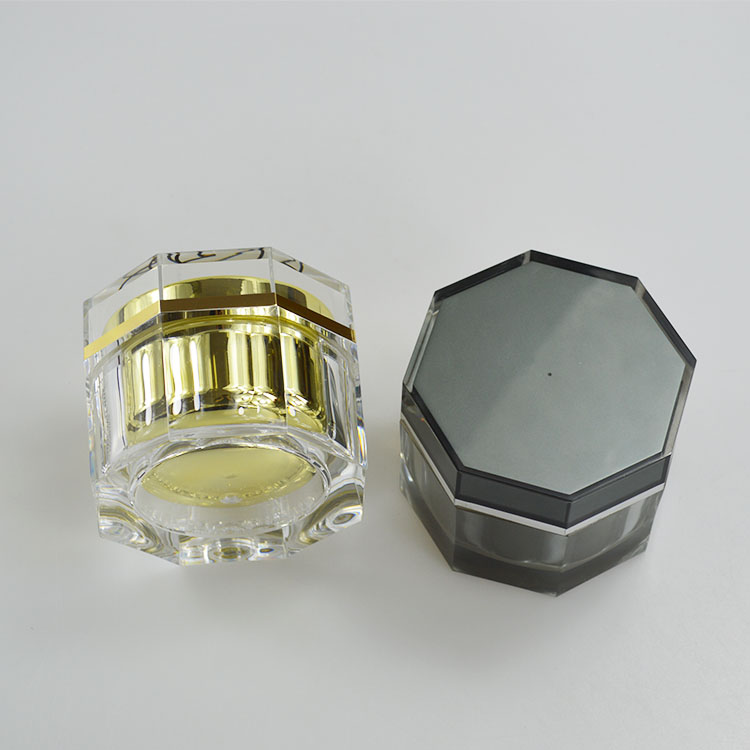 Acrylic Plastic Cosmetic Eye Cream Jar for Skin Care Face Cream Container 150g Printing