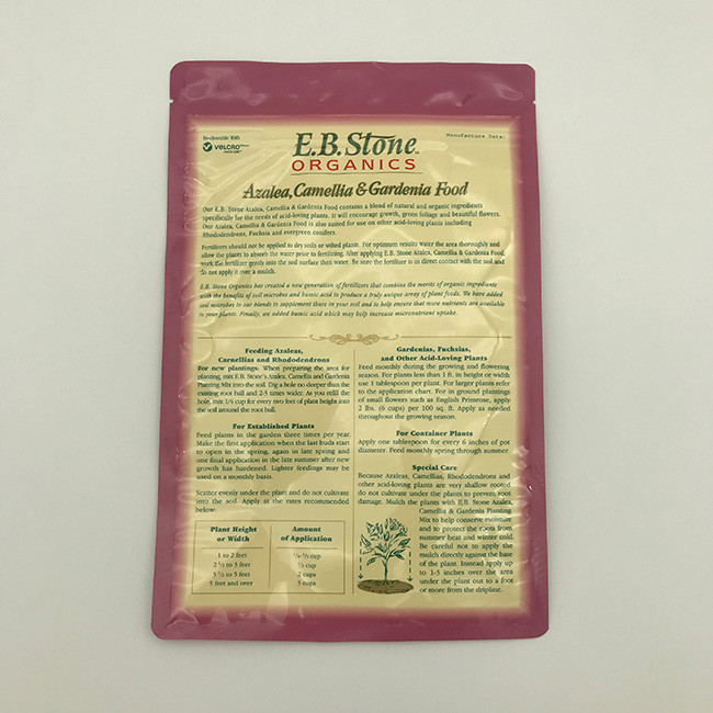Customized Printed 500g 1kg Flat Bottom Bags Zipper Top Sealing