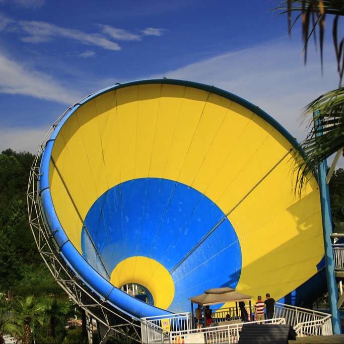 Water Park Equipment Adult Large Water Slide 4 Persons Riding