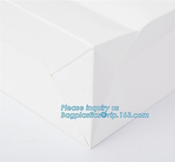 Luxury paper bags with handles Different Sizes,250gsm art paper shopping carrier bag custom printing with handle rope