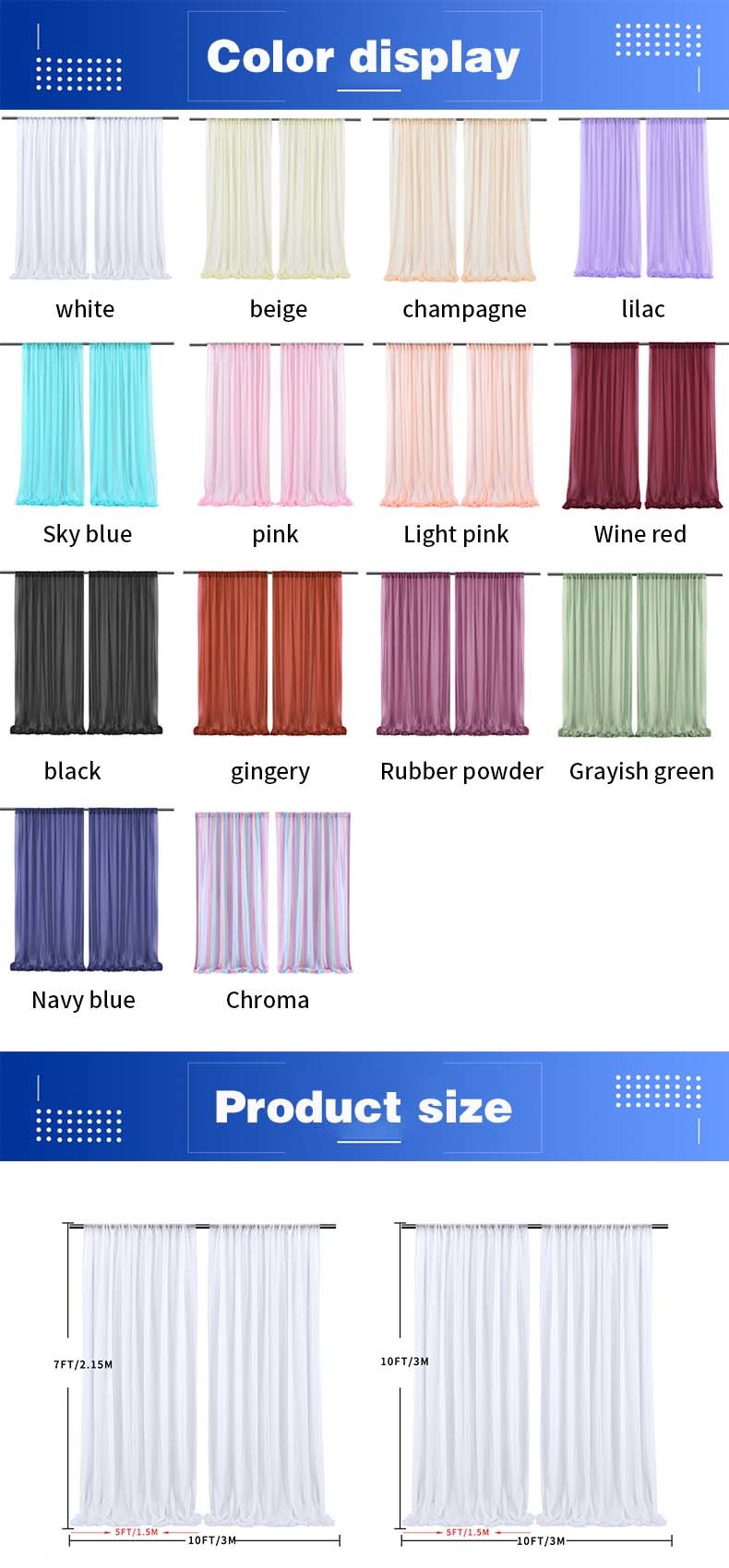Custom Polyester Tulle Fabric Soft Dyeing Pure Color For Outdoor Wedding Decoration