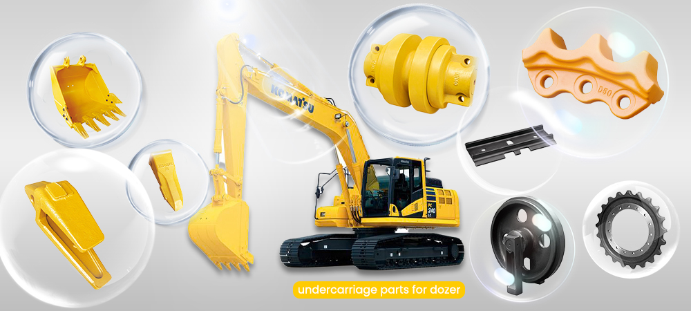 Whole Undercarriage Set For CAT D8L All Series Top Track Roller Idler Sprocket Segment For Undercarriage Spare Parts