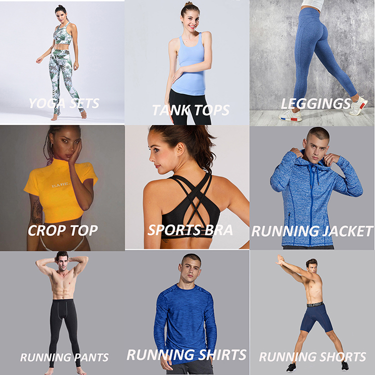 Custom Gym Apparel Sexy 2 Piece Female Yoga Workout Set Short OEM