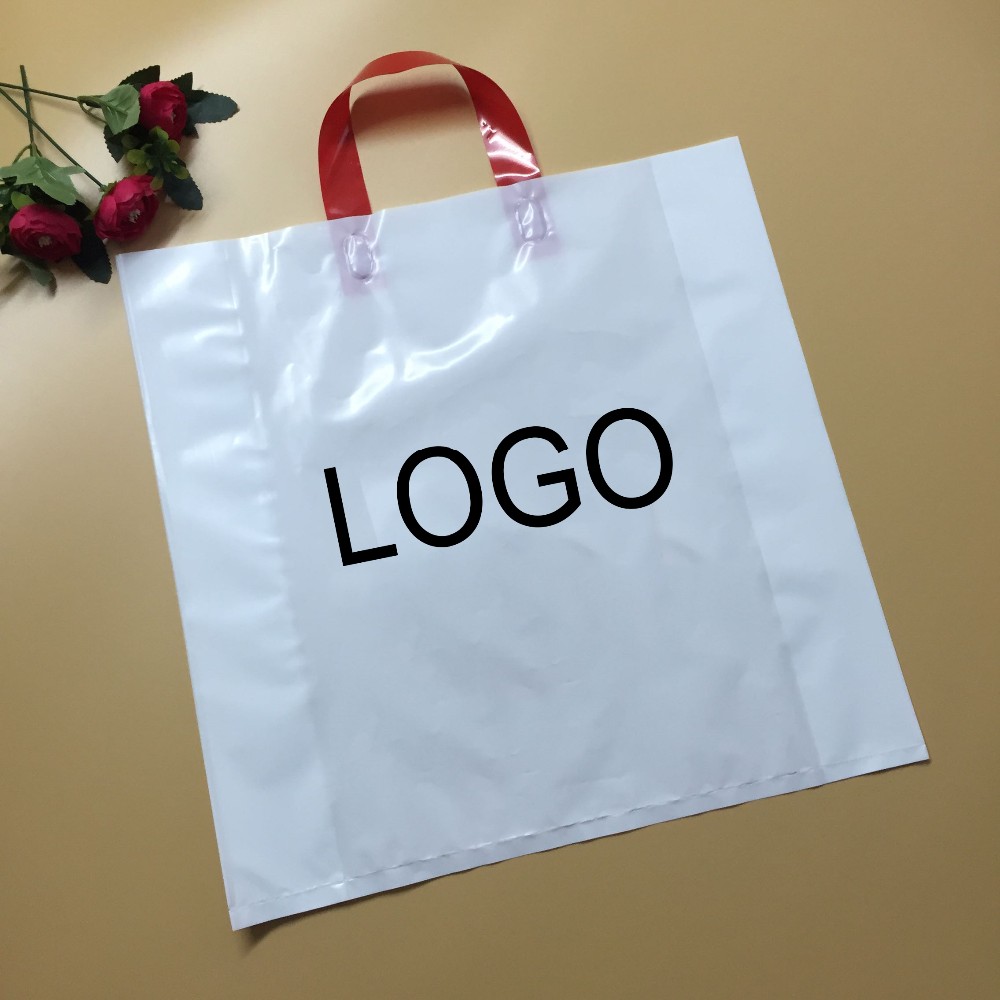 Houseables Plastic Retail Bags, Merchandise Bag, Handle Apparel Handy Bags Wine Gift Pp all carrying needs Bag