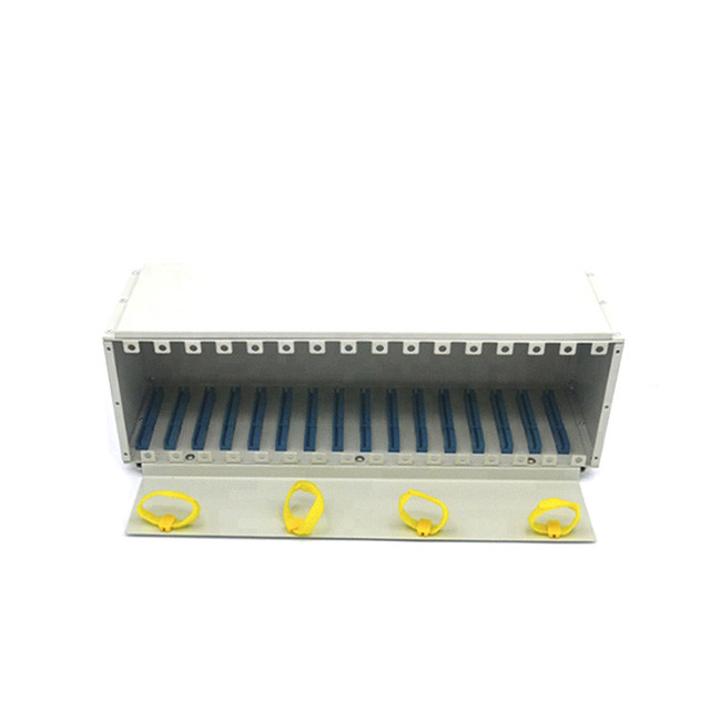 16 Slots 1x8 Fiber Optic Splitter 19 Inch 3.5U LGX Chassis