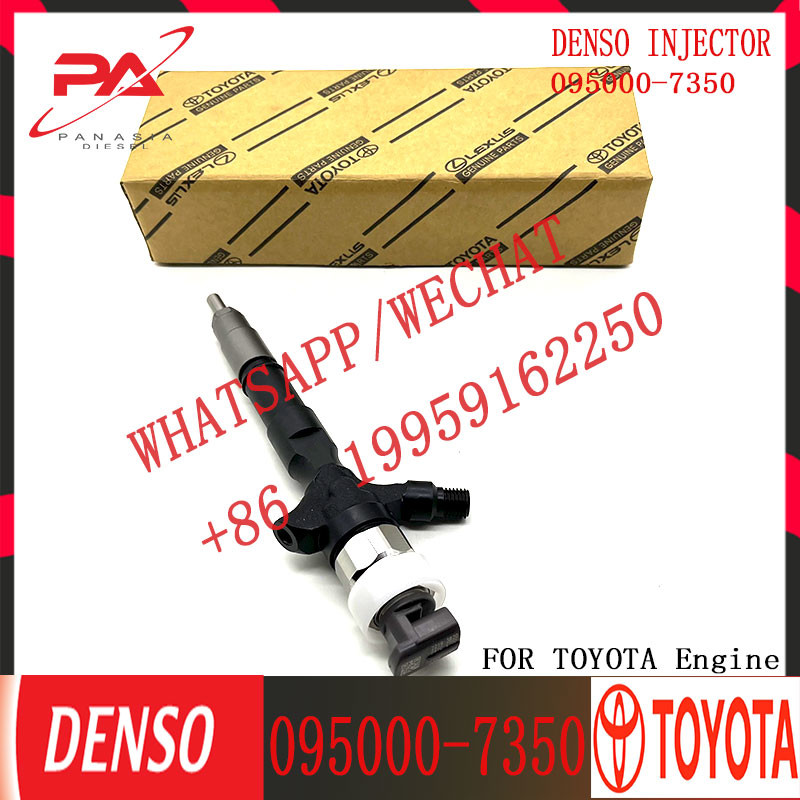 High Quality Diesel Fuel Injector DENSO 0950007350 095000-7350 for Toyota 1KD-FTV Prado D4D J120 23670-30080 23670-30180