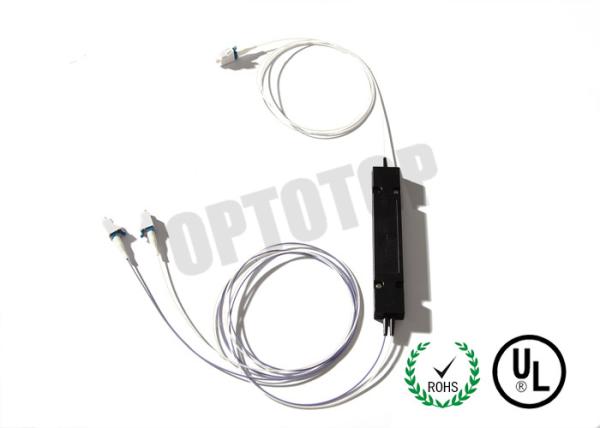 Single Mode Fiber Coupler 1X2 LC Fbt Coupler Φ0.9 Length Customized With
