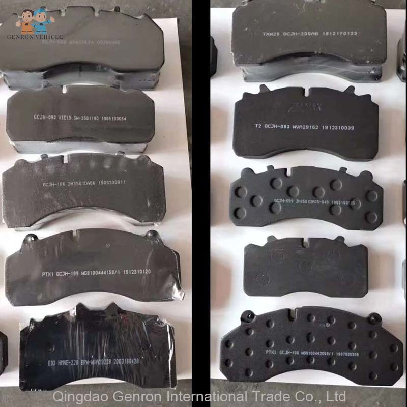 Automobile Truck Trailers Disc Brake Pads Block friction block with Competitive Price and Good Service