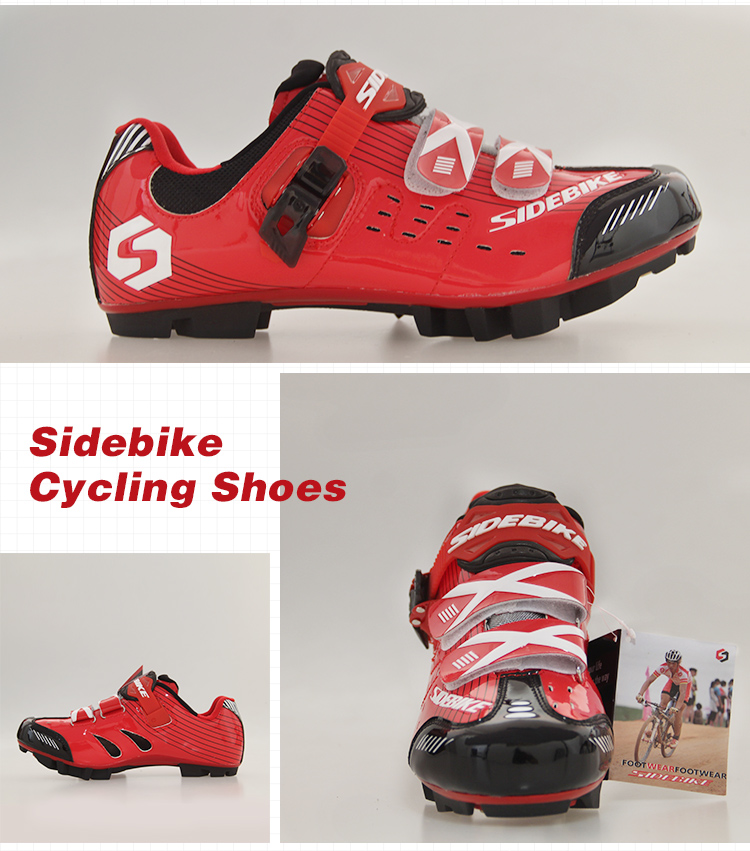 Bike Waterproof Cycling Footwear / Men's Nylon+TPU Mountain Bike Shoes