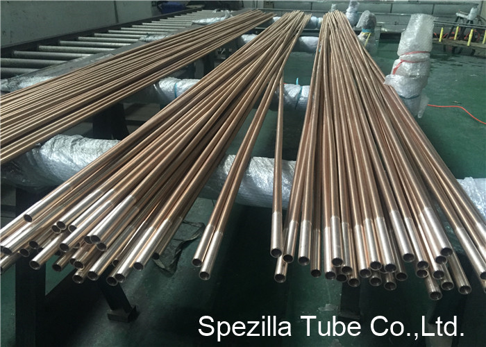Cupro Nickel 90 10 Cupro Nickel Tubes , heat exchanger piping 4.00MM - 76.2MM