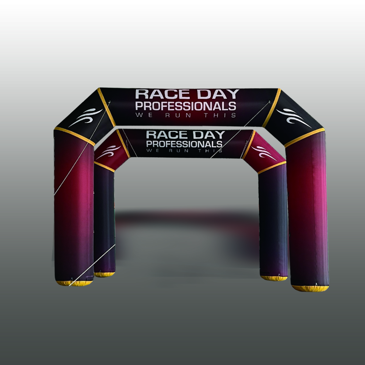 customize logo hot selling factory wholesale start line finish line inflatable robot arch inflatable arch