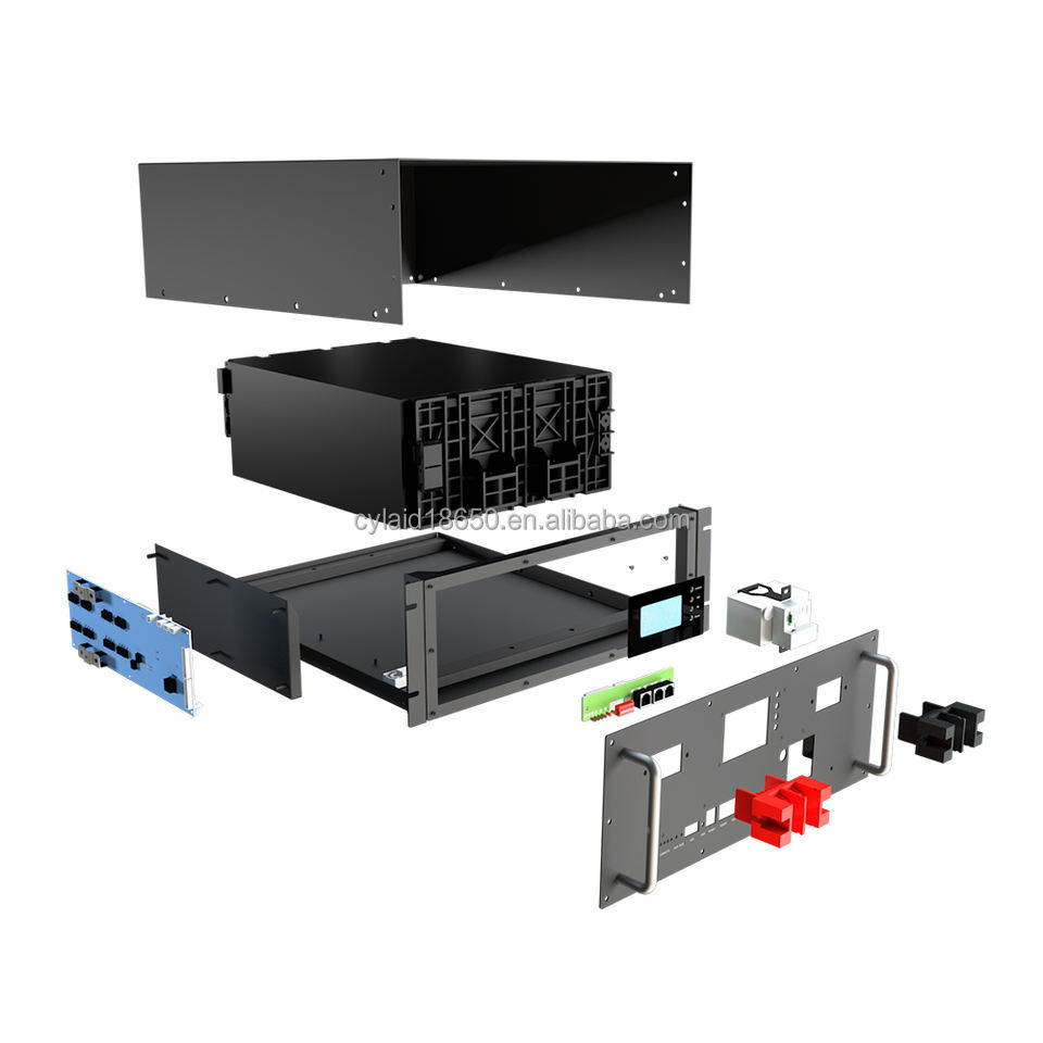 51.2/48Volt Seplos DIY Kit Lifepo4 Battery Enclosure Stack Type Case With 200A BMS