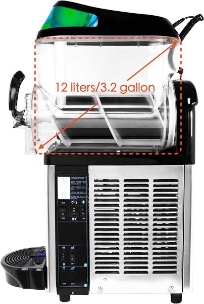 Frozen Cocktail Beverage Slush Dispenser Ice Slushy Margarita Smoothie Machine