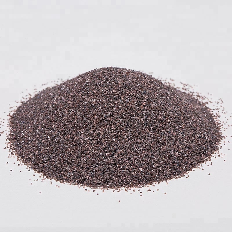 Effective Brown Corundum Abrasive Sand Blasting Grain F46 F60 with SiC Content % 0.01