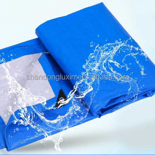 LDPE Coating Waterproof Tarpaulin Heavy Duty Canopy Tent Boat Awning RV Pool Cover