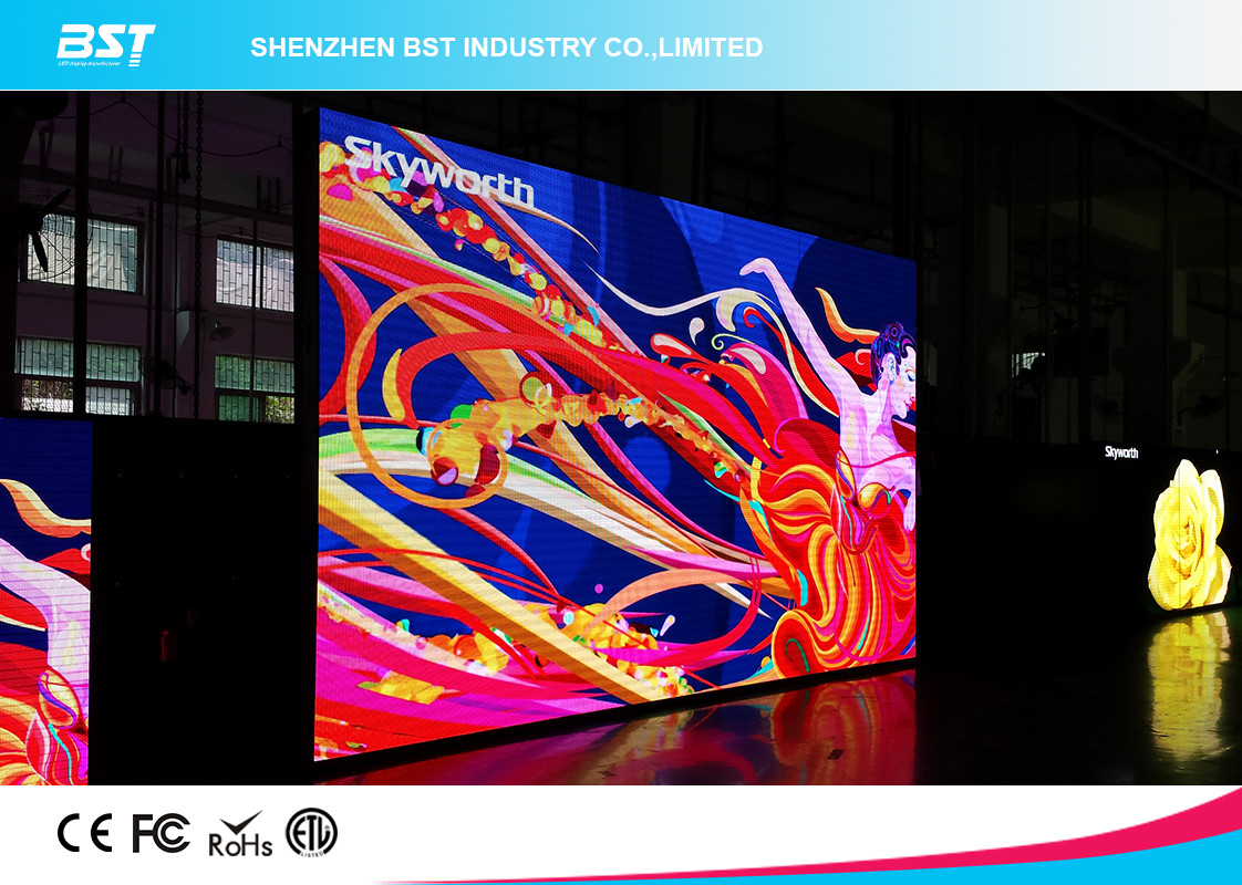 1R1G1B SMD2121 Indoor Advertising Billboard / RGB Full Color LED screen 3mm Pixel Pitch