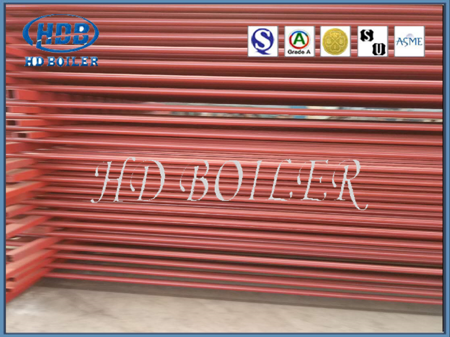 Carbon Steel High Temperature Superheater Boiler Spare Parts For CFB Boilers