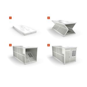 20ft / 40ft Modern Design Prefabricated House Container Custom