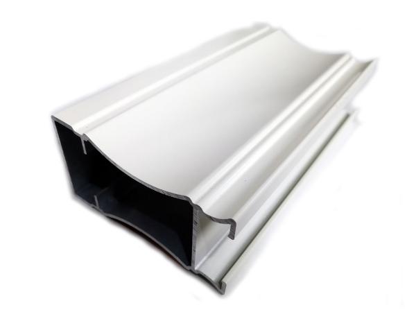 6063 Aluminium Door Profiles , Customized Aluminum Extrusion Flash Metal Powder