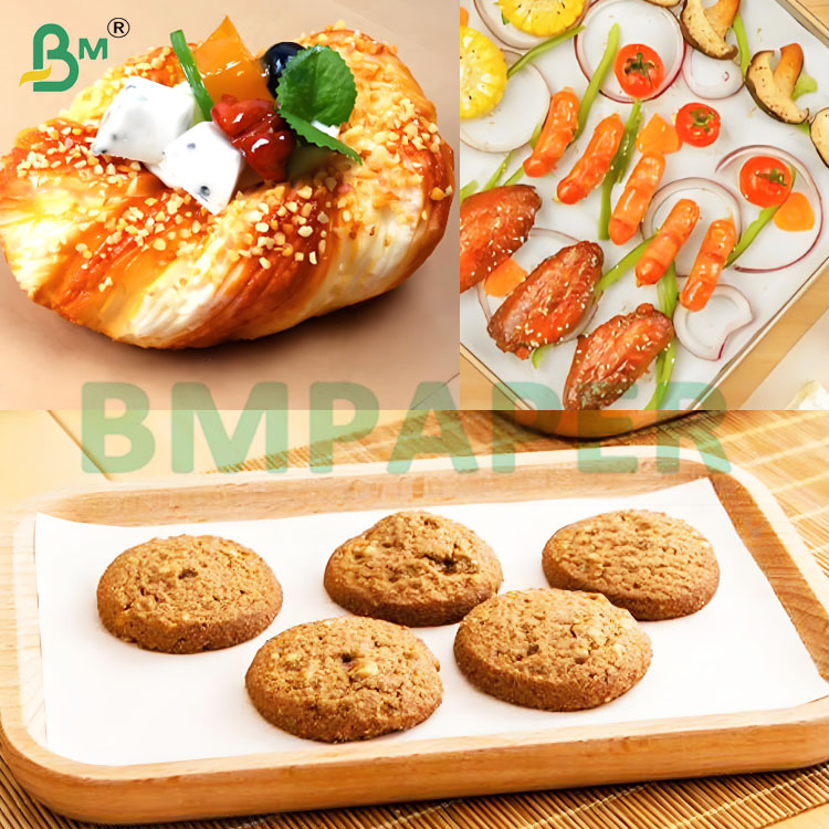 Food Grade Greaseproof Double Side Silicone Coated Paper Sheets